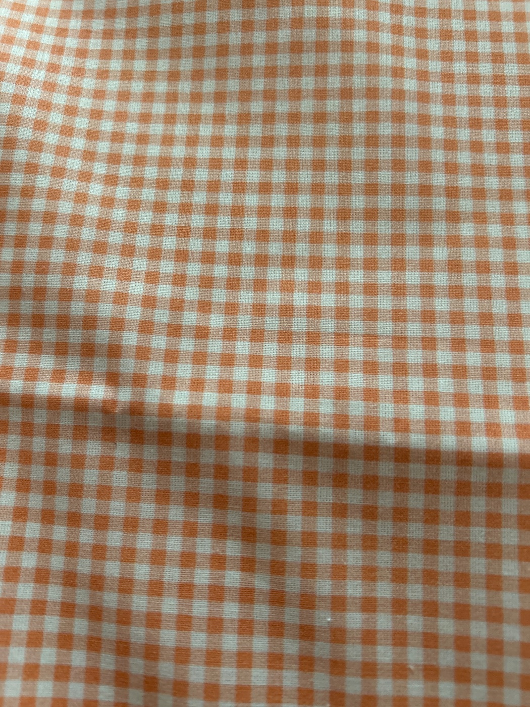 Vichy mini naranja melocotón